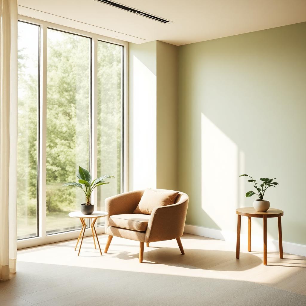 Ambiente acolhedor de atendimento psicológico